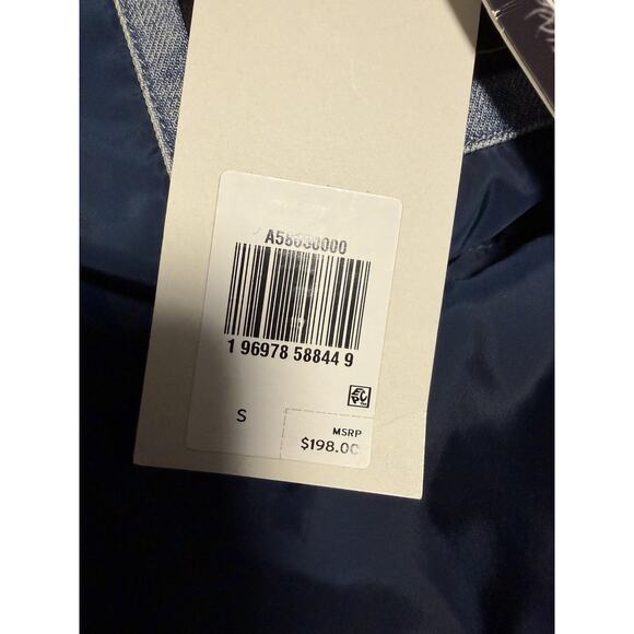 Levis Strauss Jacket Mens Small Light Wash Denim Down Puffer Coat RDS Warm - Picture 12 of 14